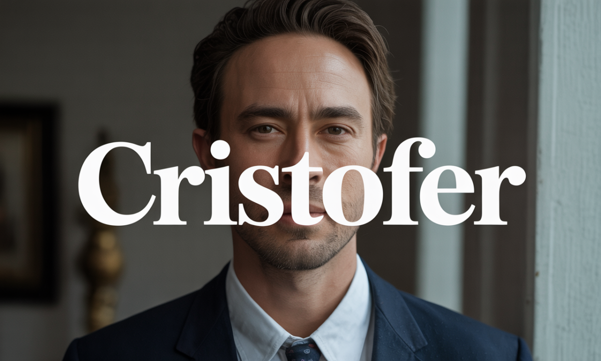 Illustration de Cristofer, Prénoms