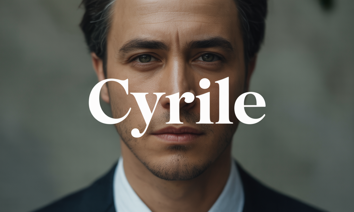 Illustration de Cyrile, Prénoms
