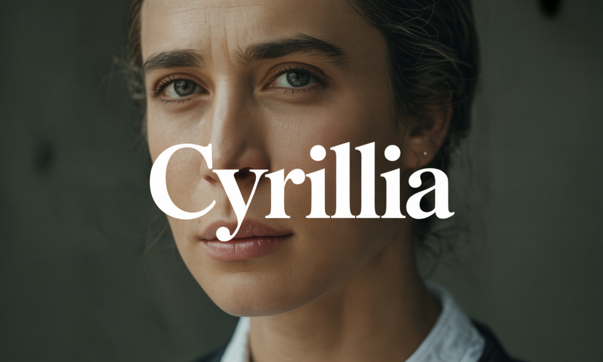 Illustration de Cyrillia, Prénoms