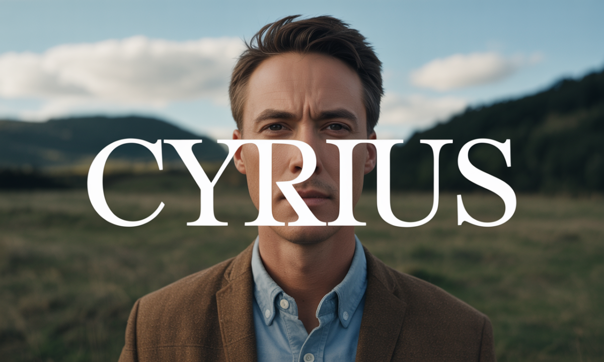 Illustration de Cyrius, Prénoms