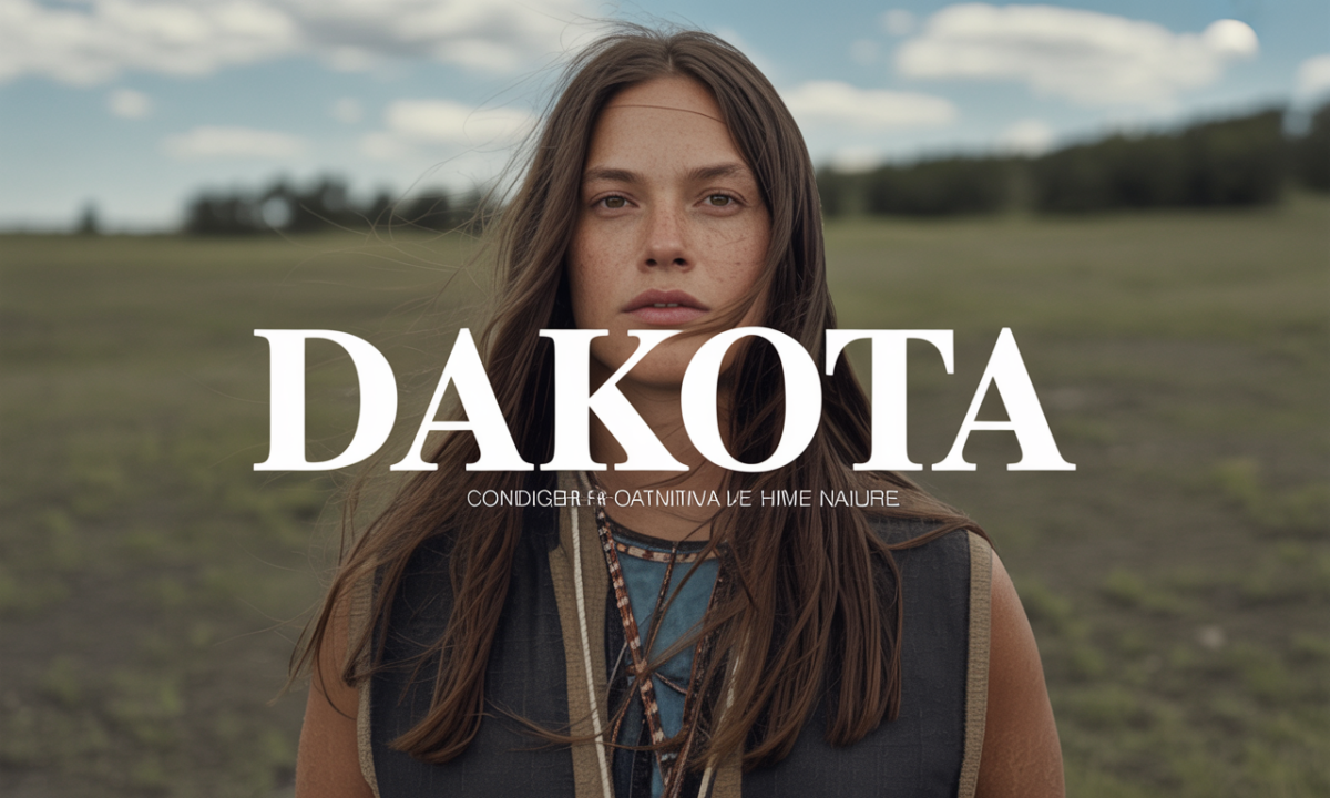 Illustration de Dakota, Prénoms