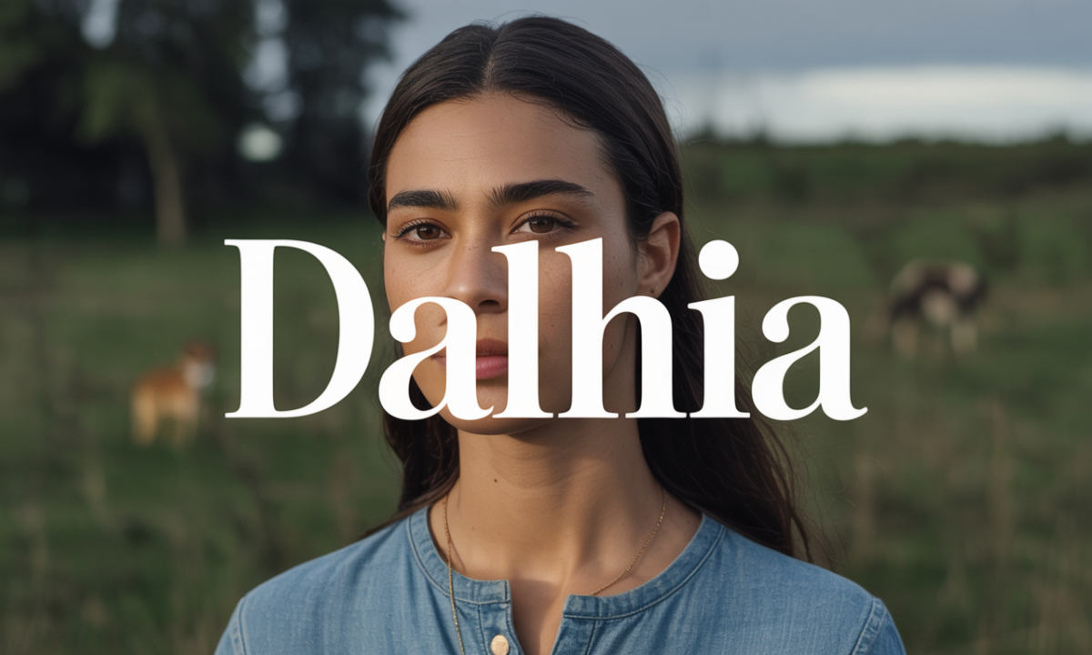 Illustration de Dalhia, Prénoms