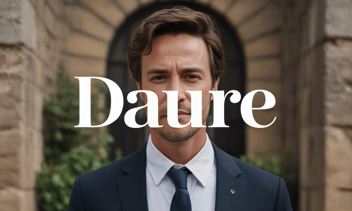 Illustration de Daure, Noms de famille