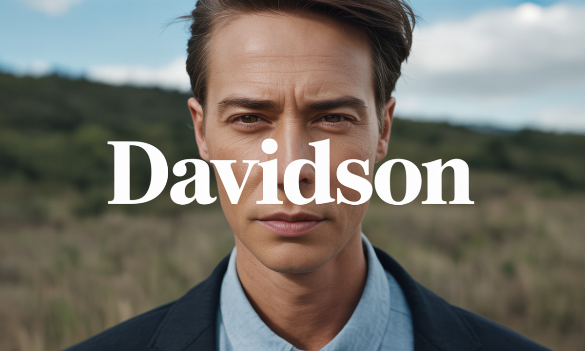 Illustration de Davidson, Prénoms