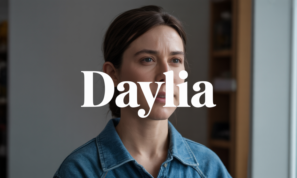 Illustration de Daylia, Prénoms