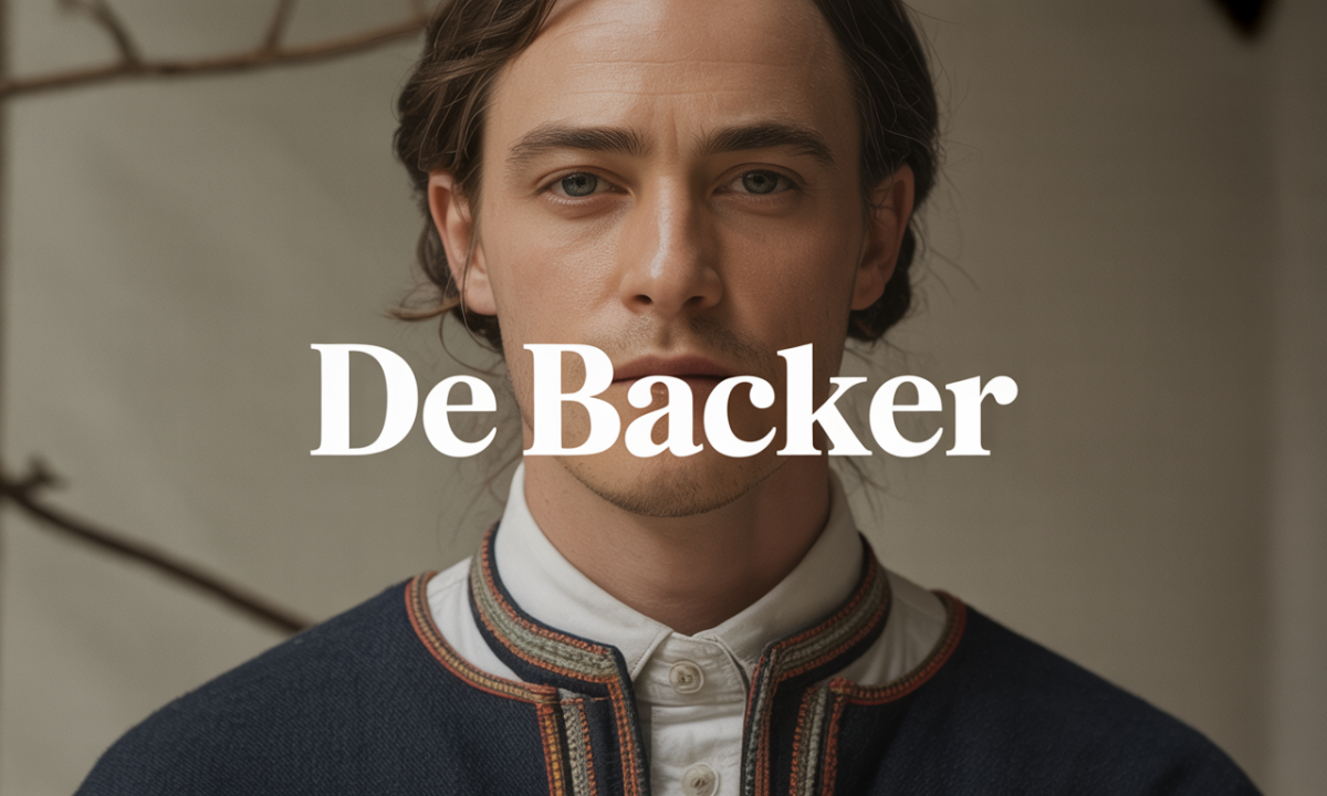 Illustration de De Backer, Noms de famille