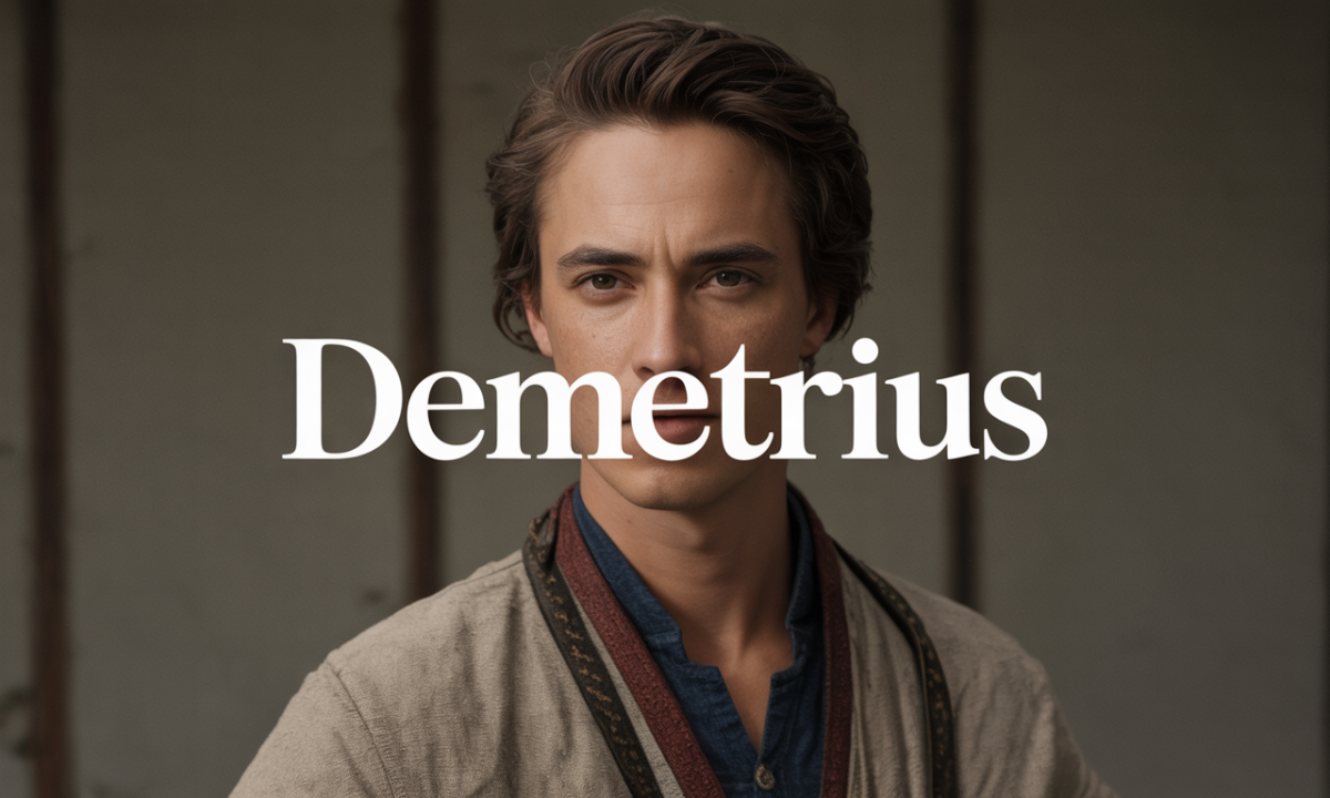 Illustration de Demetrius, Prénoms