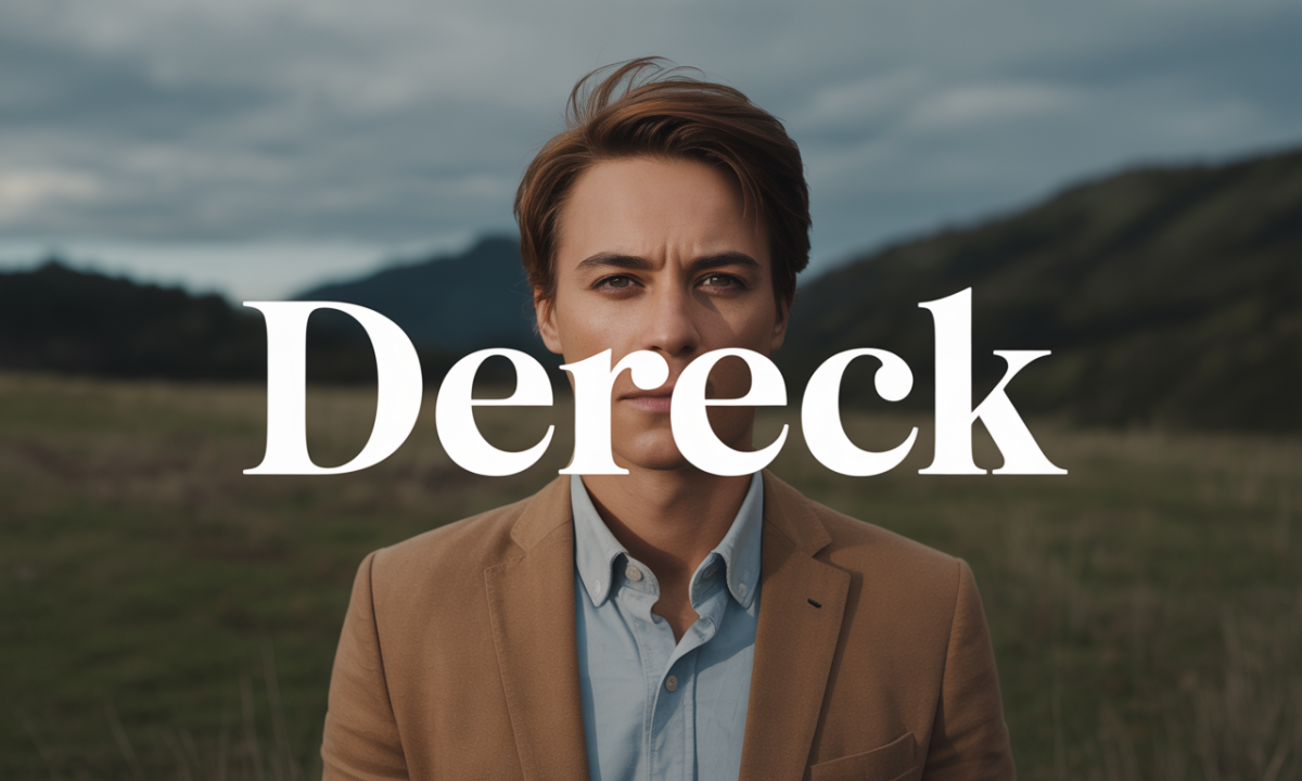 Illustration de Dereck, Prénoms