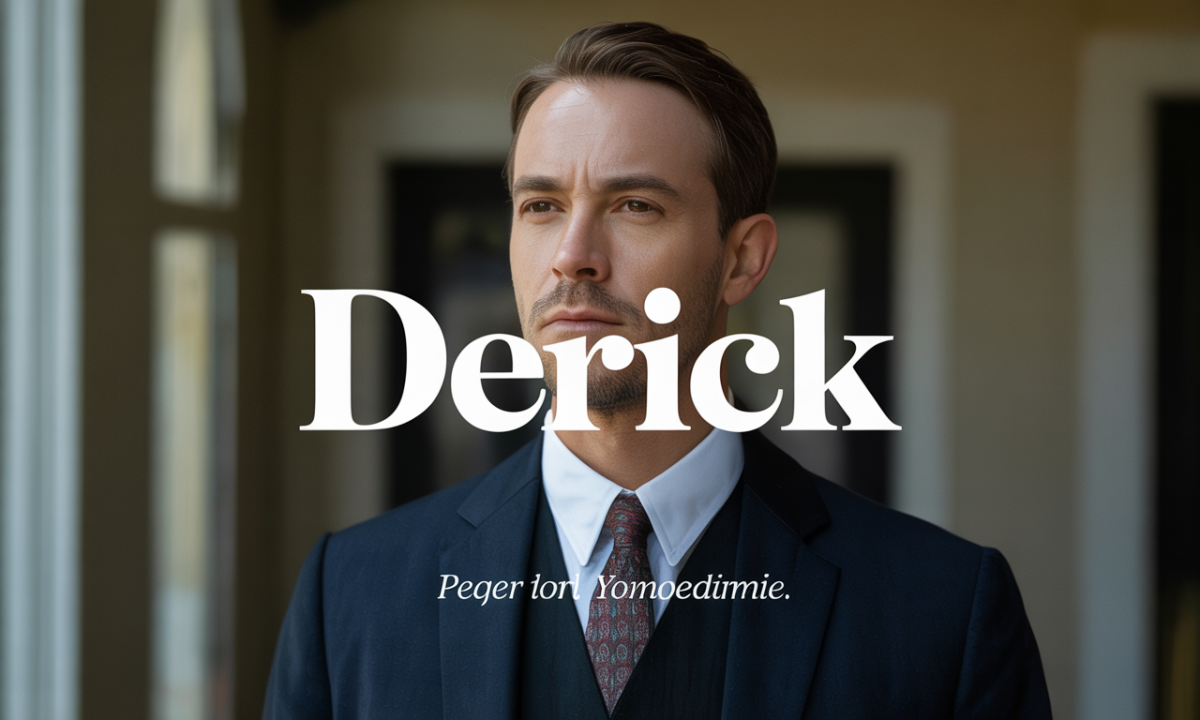 Illustration de Derick, Prénoms