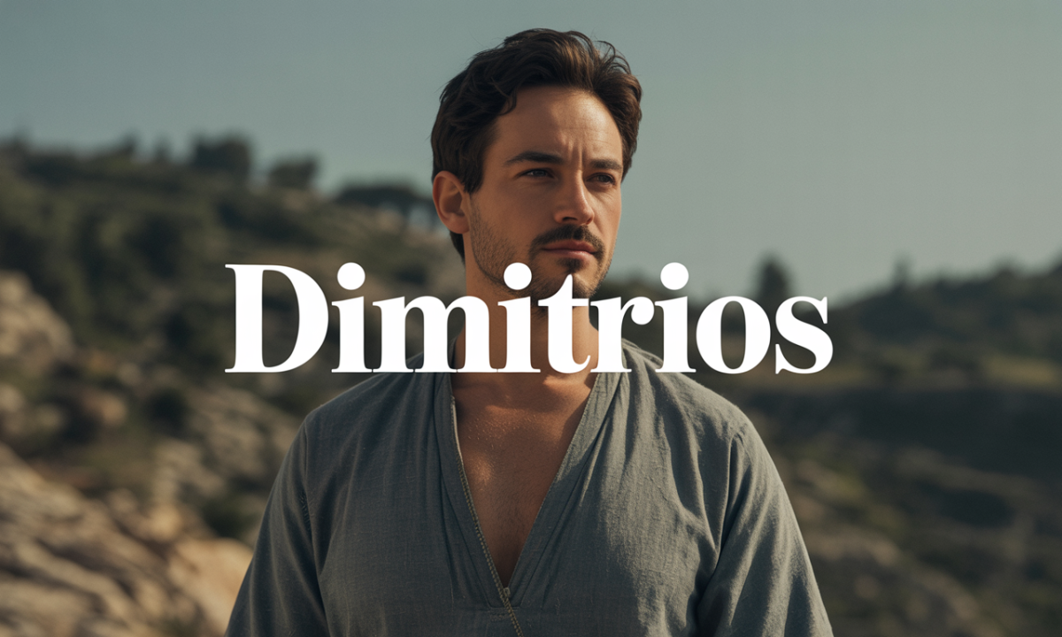 Illustration de Dimitrios, Prénoms