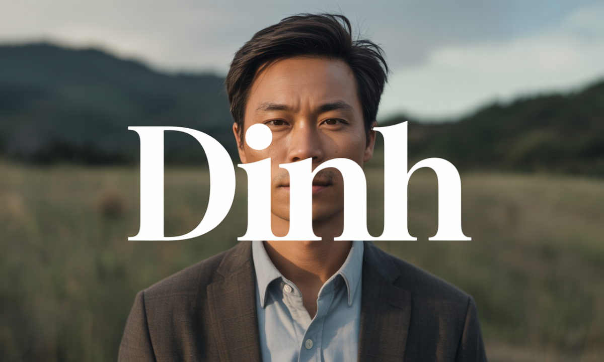 Illustration de Dinh, Prénoms