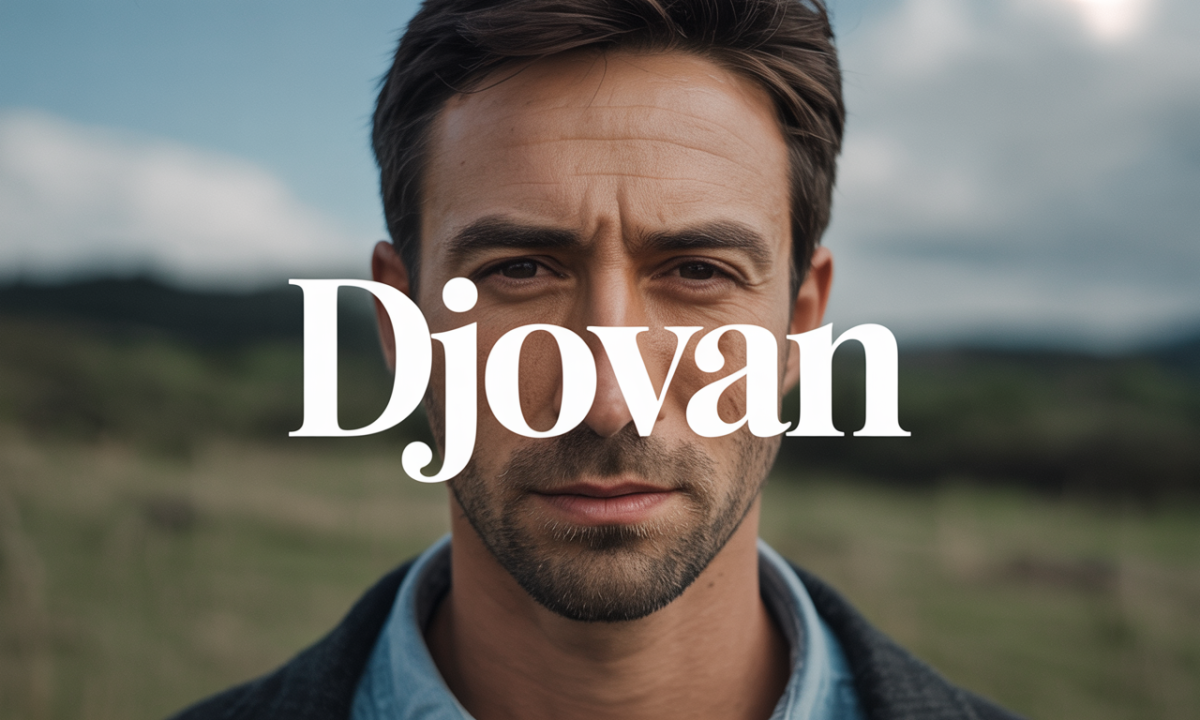 Illustration de Djovan, Prénoms