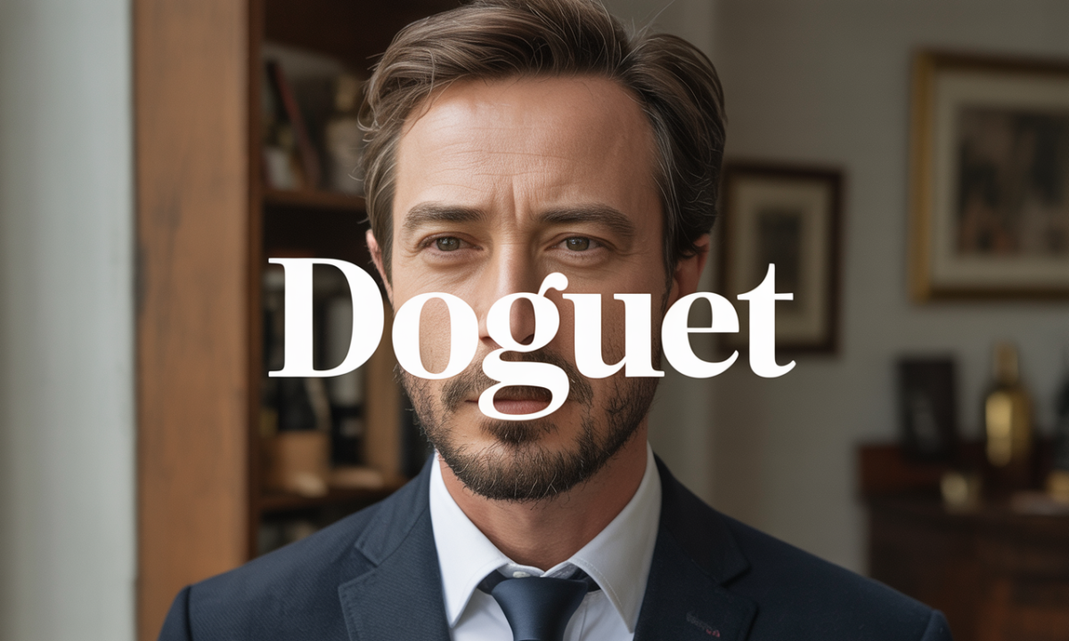 Illustration liée à l’origine et à l’histoire du nom de famille Doguet