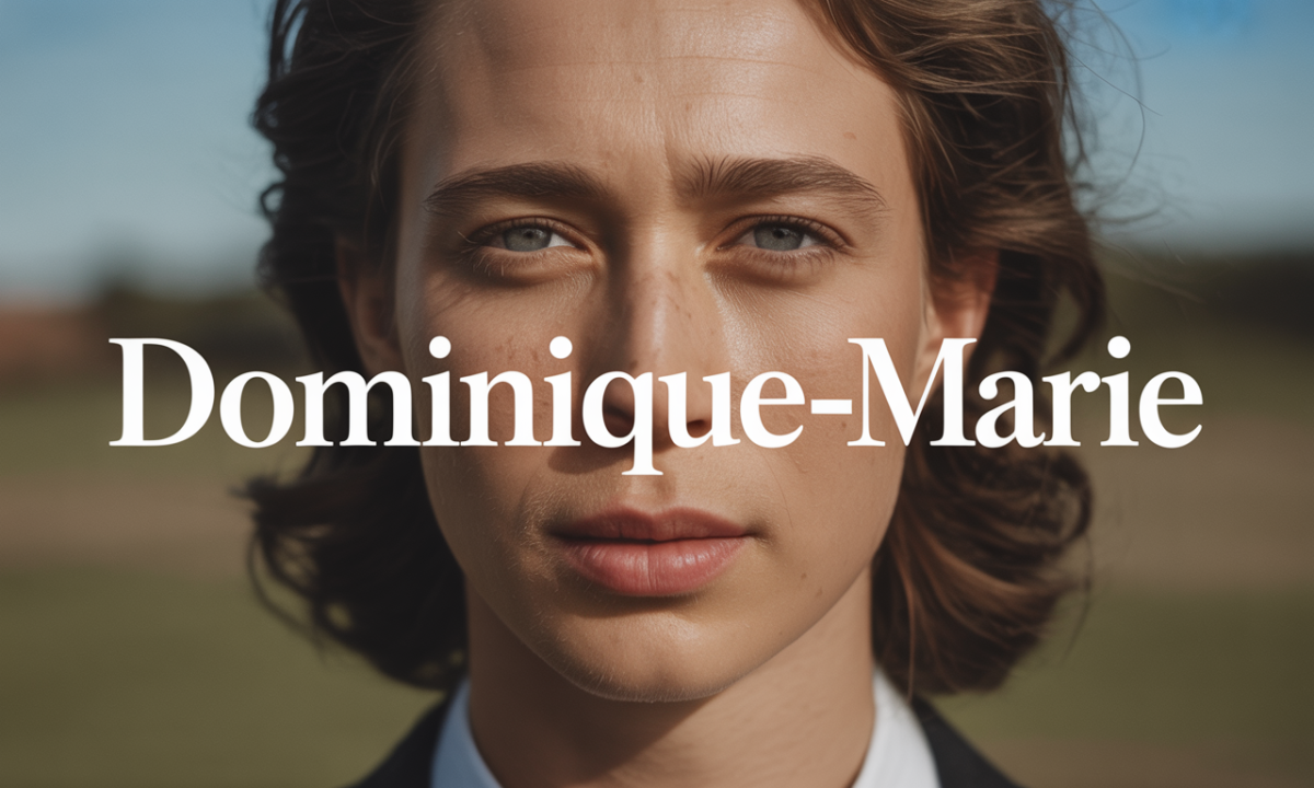 Illustration de Dominique-marie, Prénoms