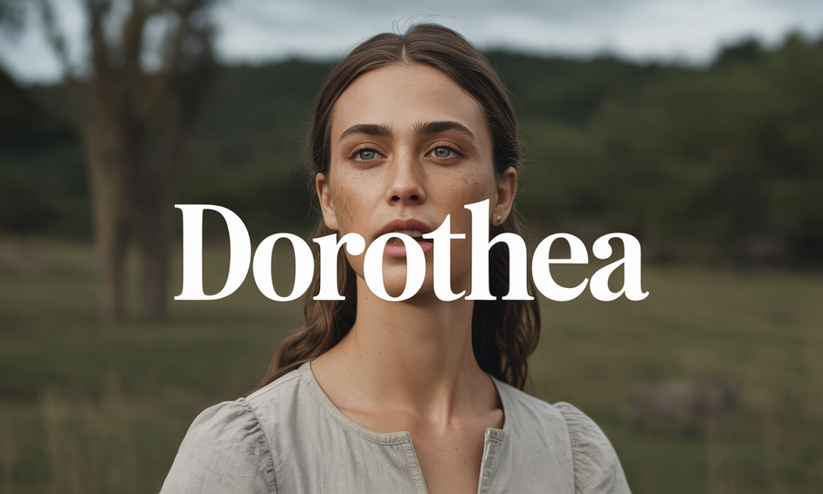 Illustration de Dorothea, Prénoms