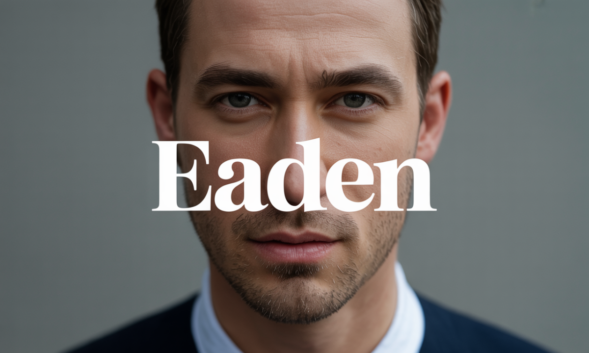 Illustration symbolique liée à l’origine du prénom Eaden