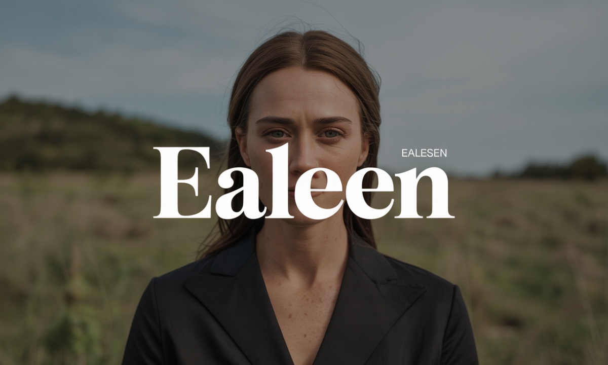 Illustration symbolique liée à l’origine du prénom Ealeen