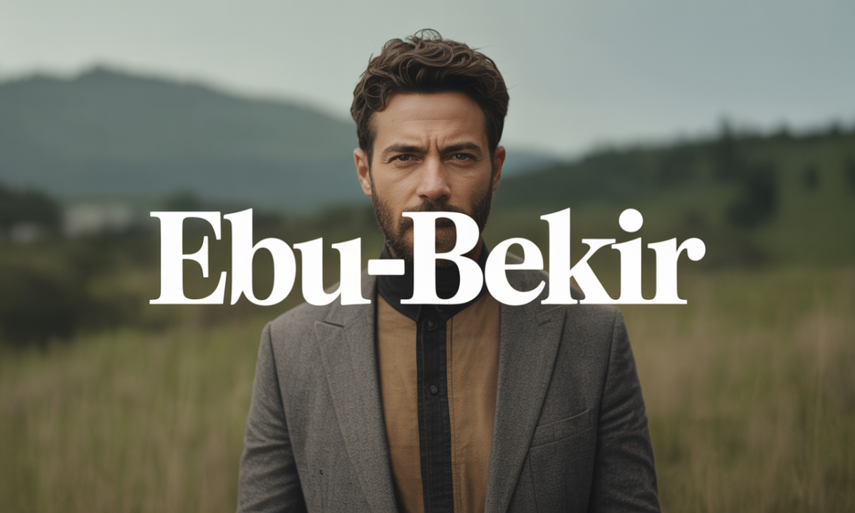 Illustration de Ebu-bekir, Prénoms