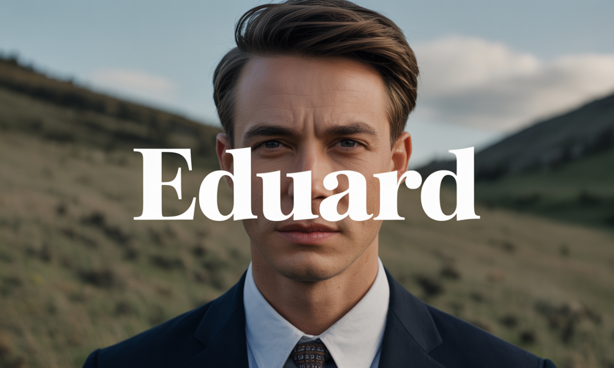 Illustration de Eduard, Prénoms