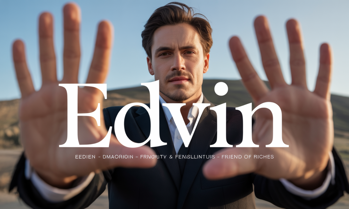 Illustration de Edvin, Prénoms