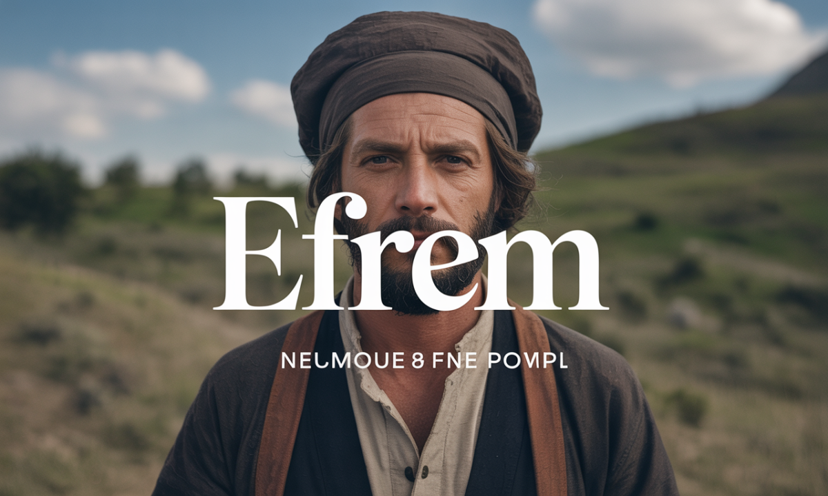 Illustration de Efrem, Prénoms