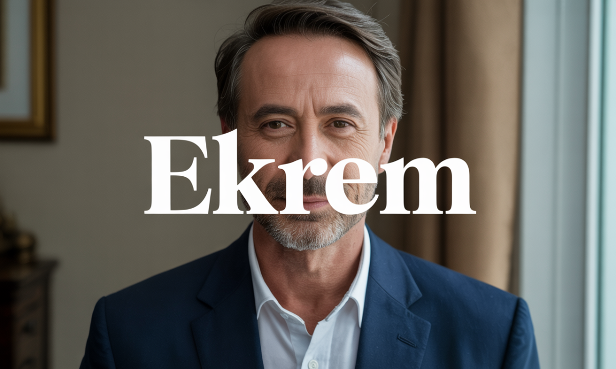 Illustration de Ekrem, Prénoms