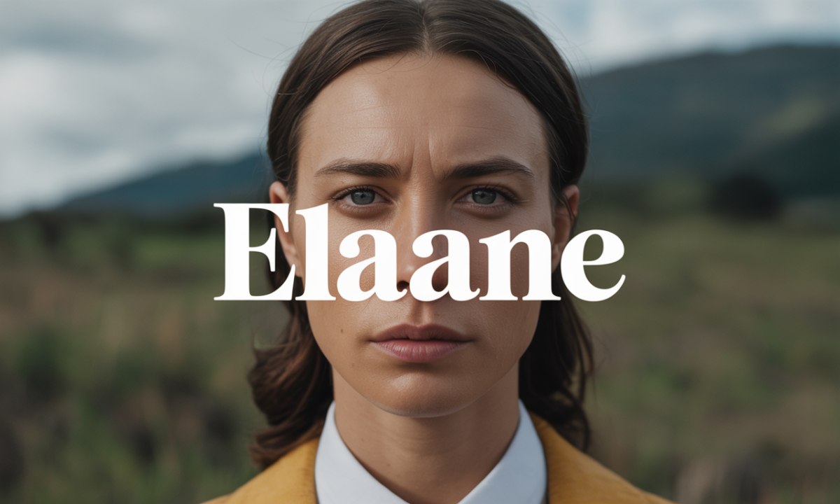 Illustration de Elaane, Prénoms