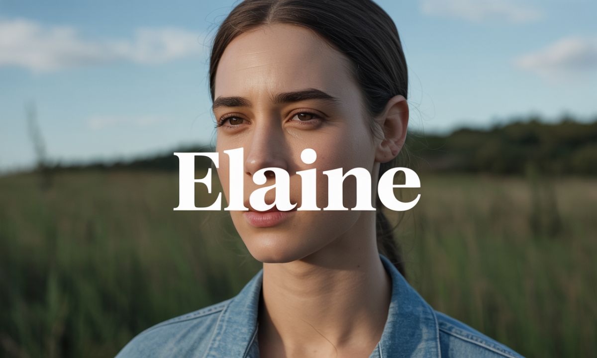 Illustration de Elaine, Prénoms