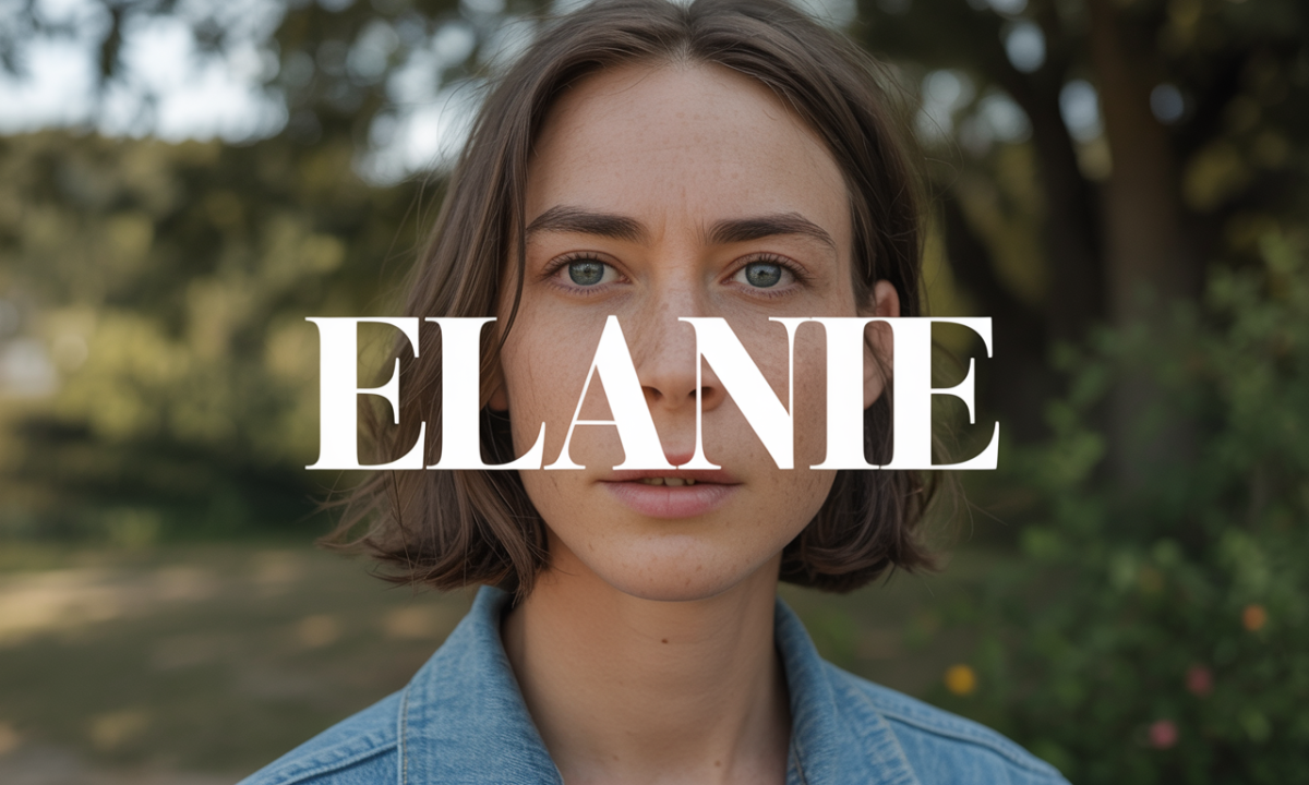 Illustration de Elanie, Prénoms
