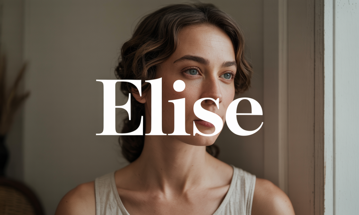 Illustration de Elise, Prénoms