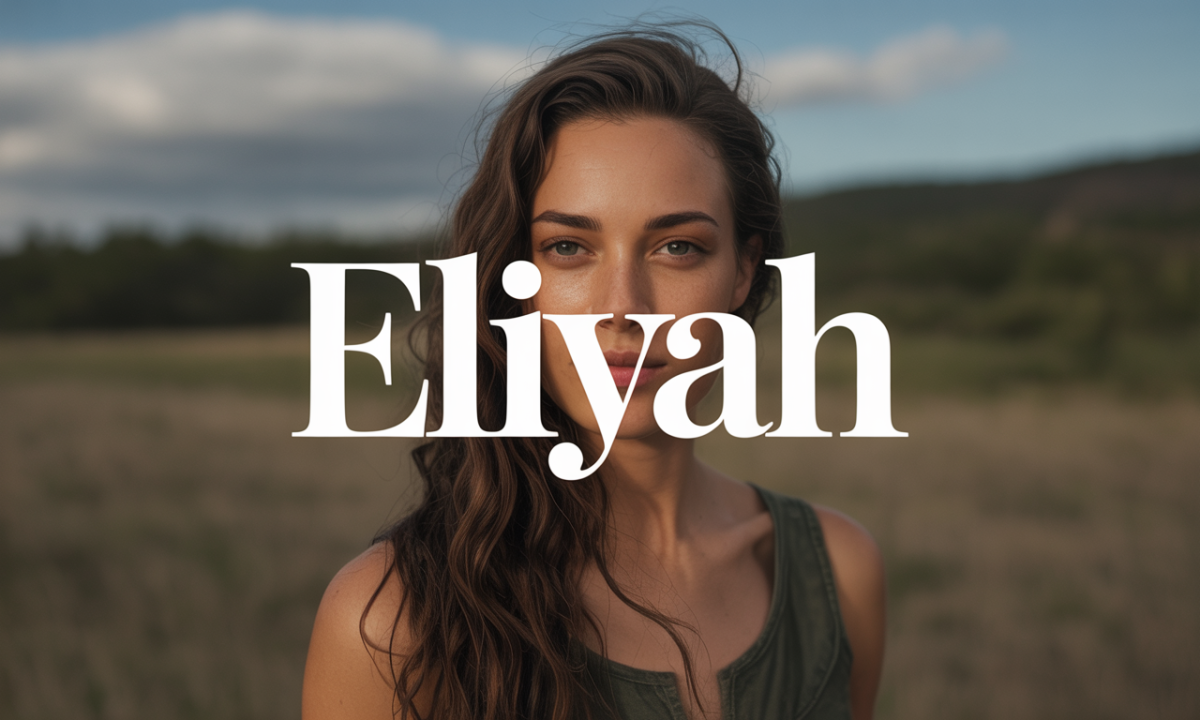 Illustration de Eliyah, Prénoms