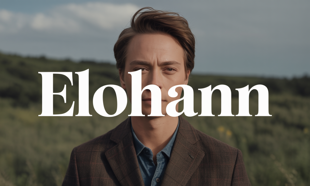 Illustration de Elohann, Prénoms