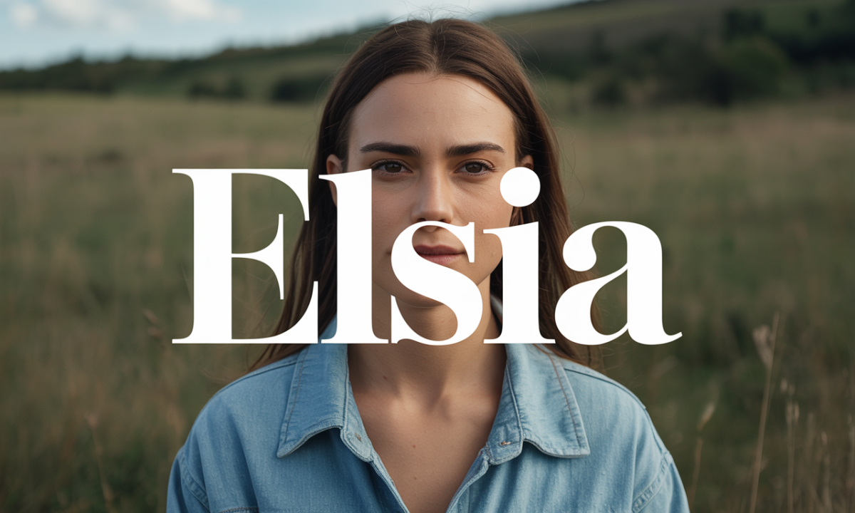 Illustration de Elsia, Prénoms