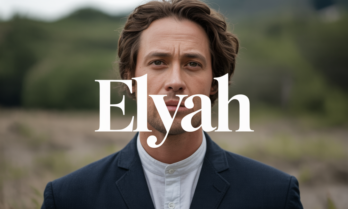 Illustration de Elyah, Prénoms