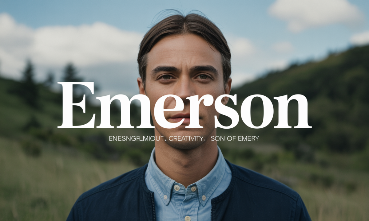 Illustration de Emerson, Prénoms