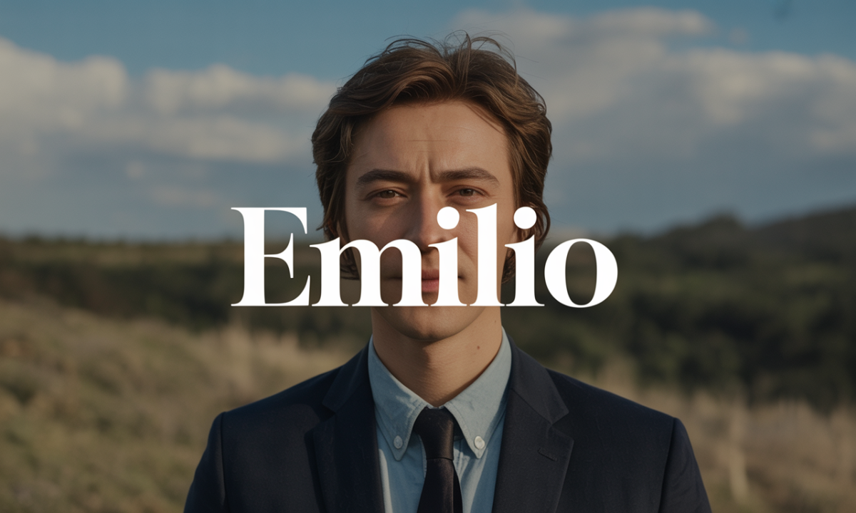 Illustration de Emilio, Prénoms