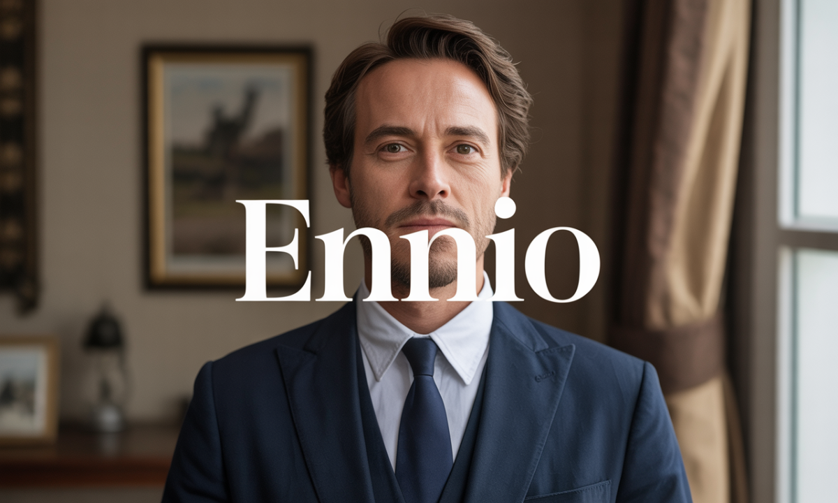 Illustration de Ennio, Prénoms