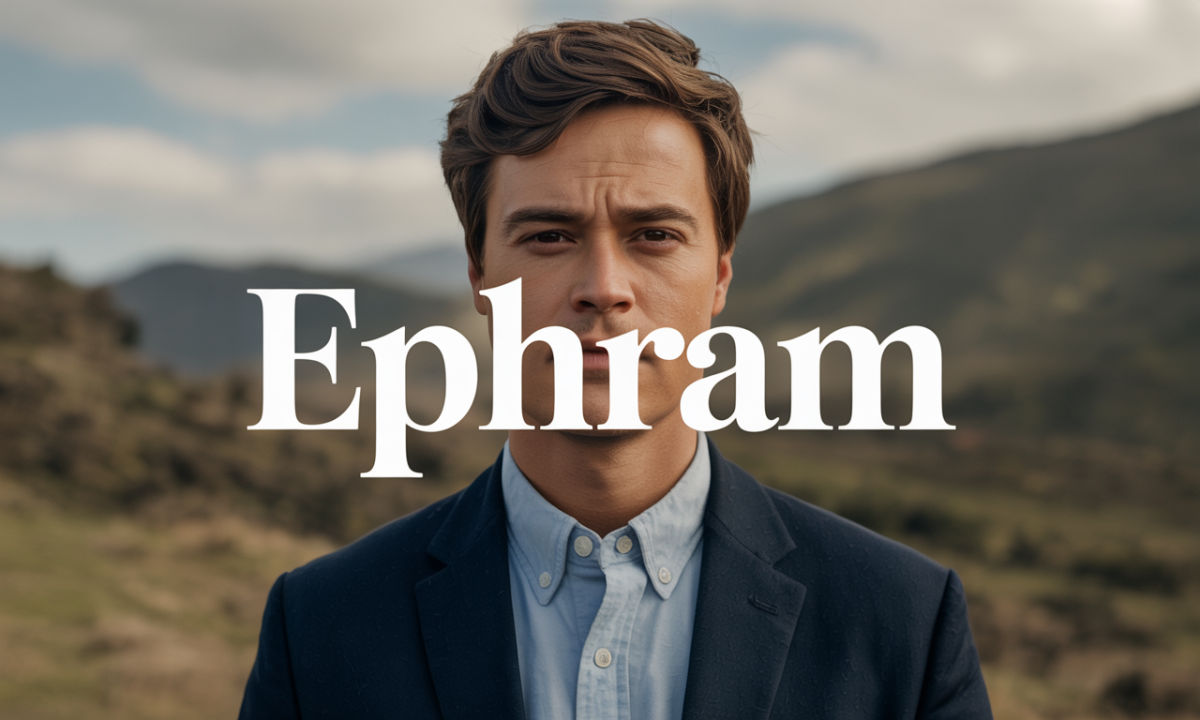 Illustration de Ephram, Prénoms