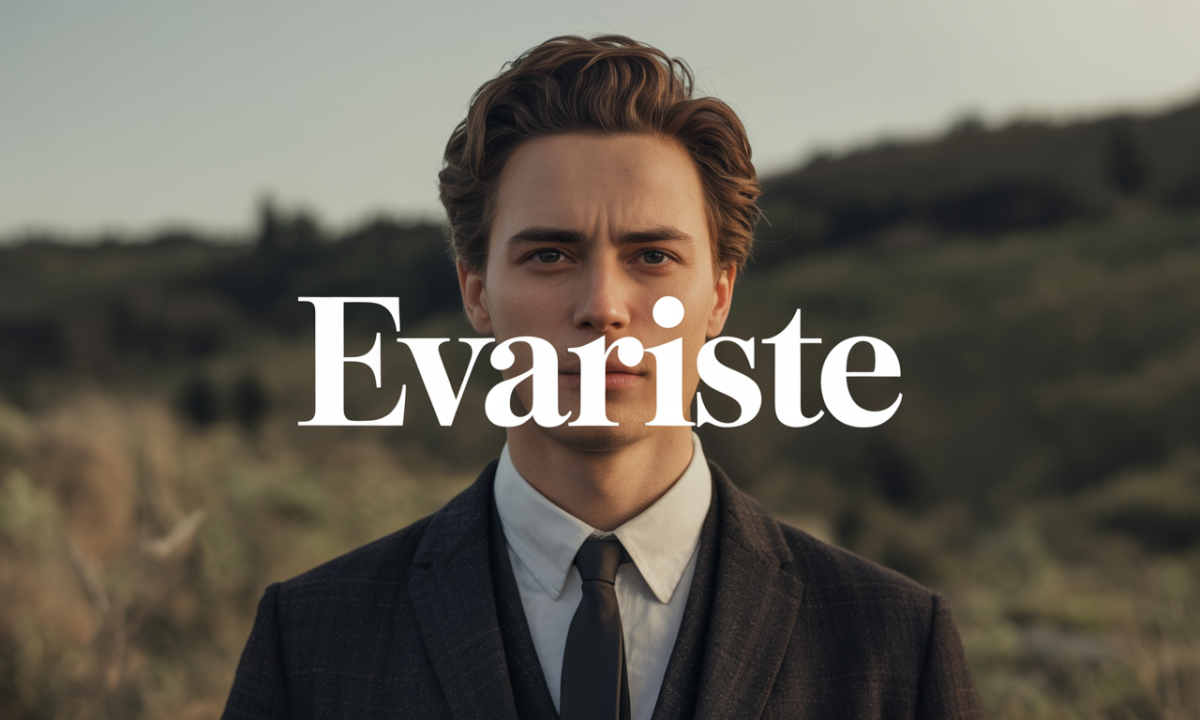 Illustration de Evariste, Prénoms