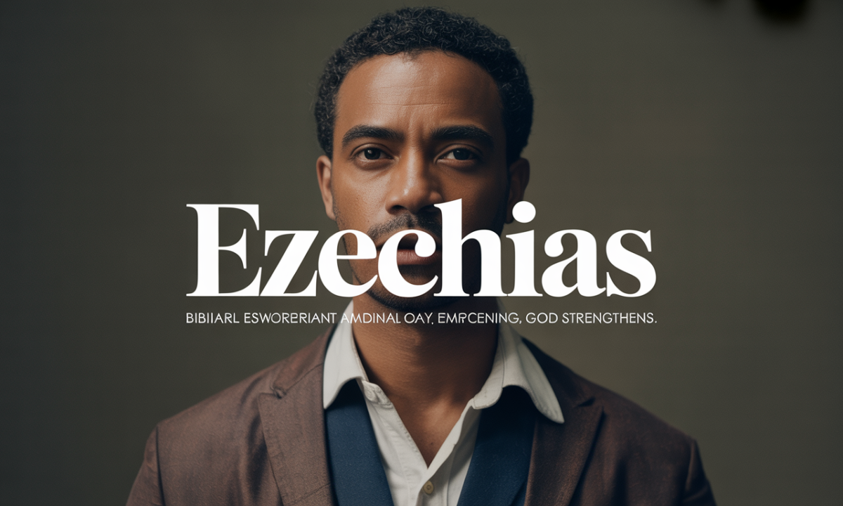 Illustration de Ezechias, Prénoms