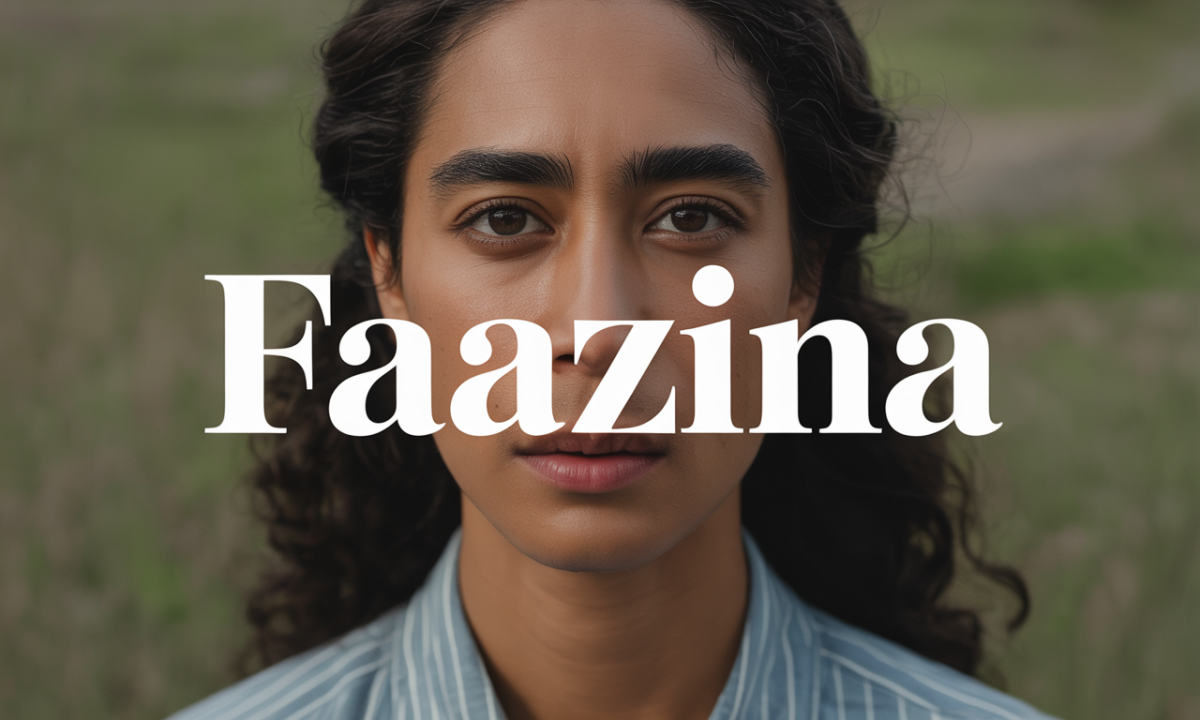 Illustration de Faazina, Prénoms