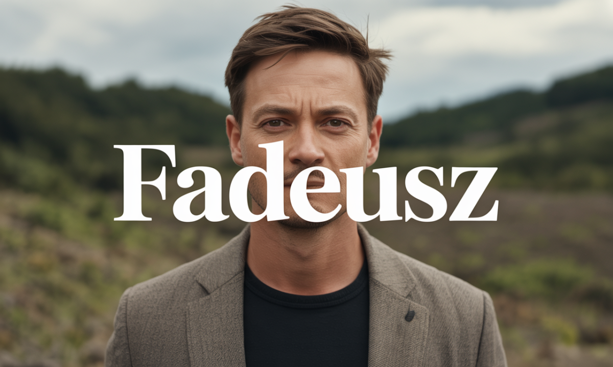 Illustration de Fadeusz, Prénoms