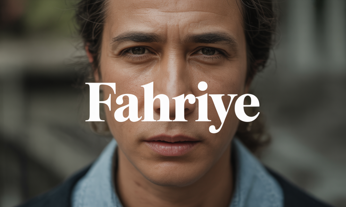 Illustration de Fahriye, Prénoms