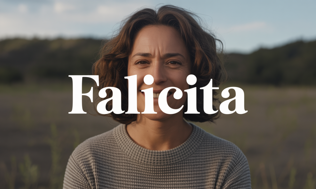 Illustration de Falicita, Prénoms