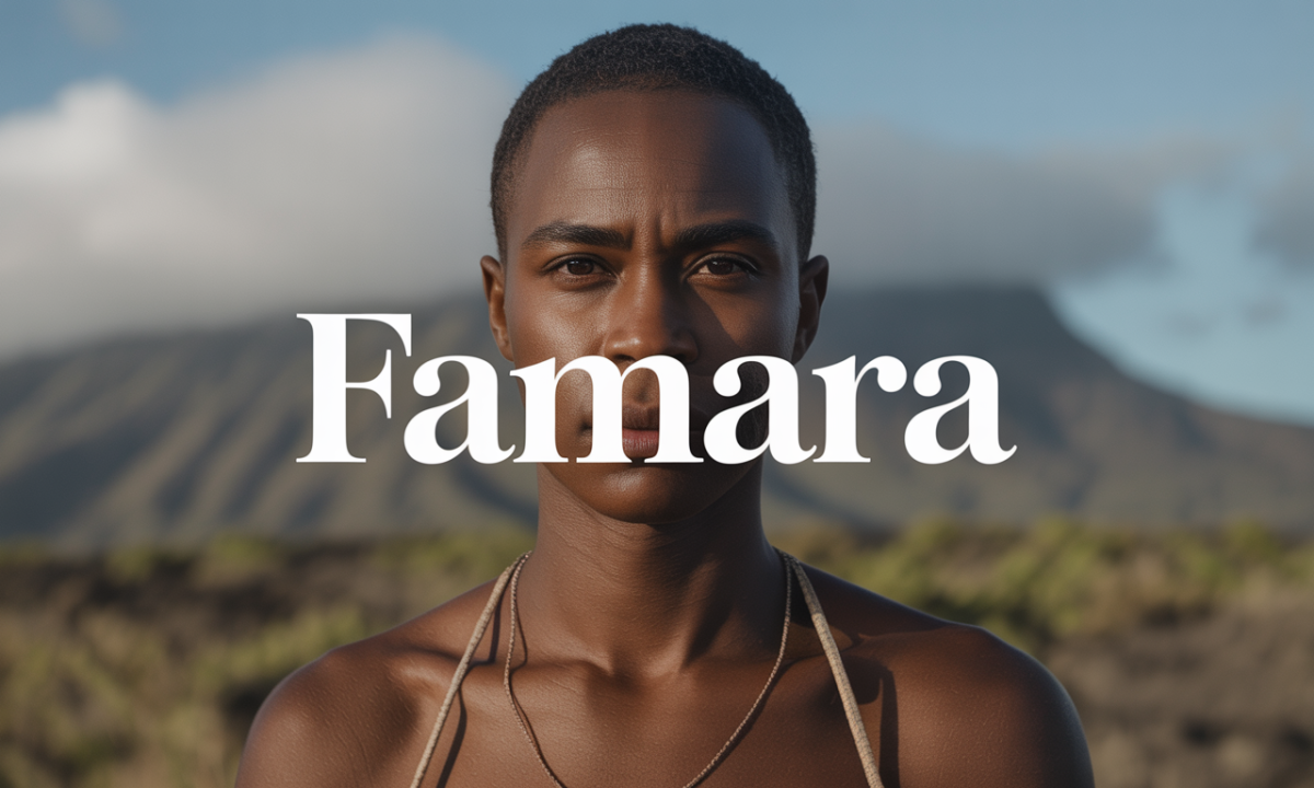 Illustration de Famara, Prénoms