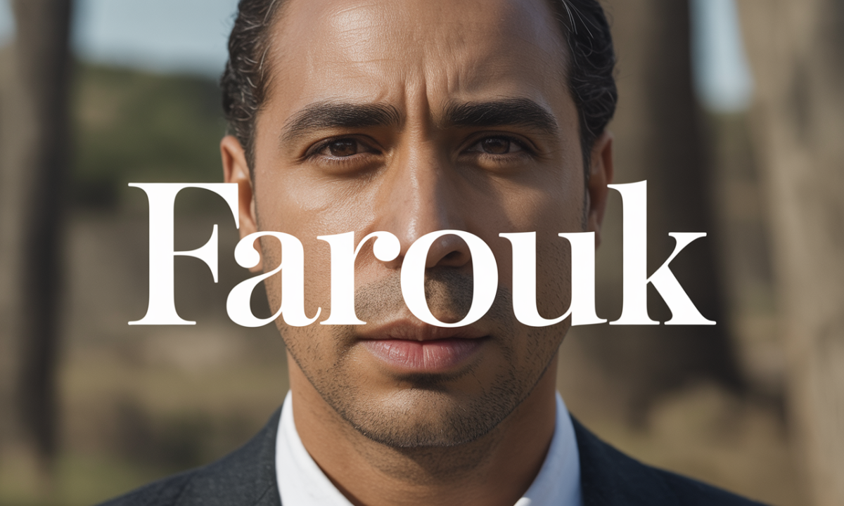 Illustration de Farouk, Prénoms