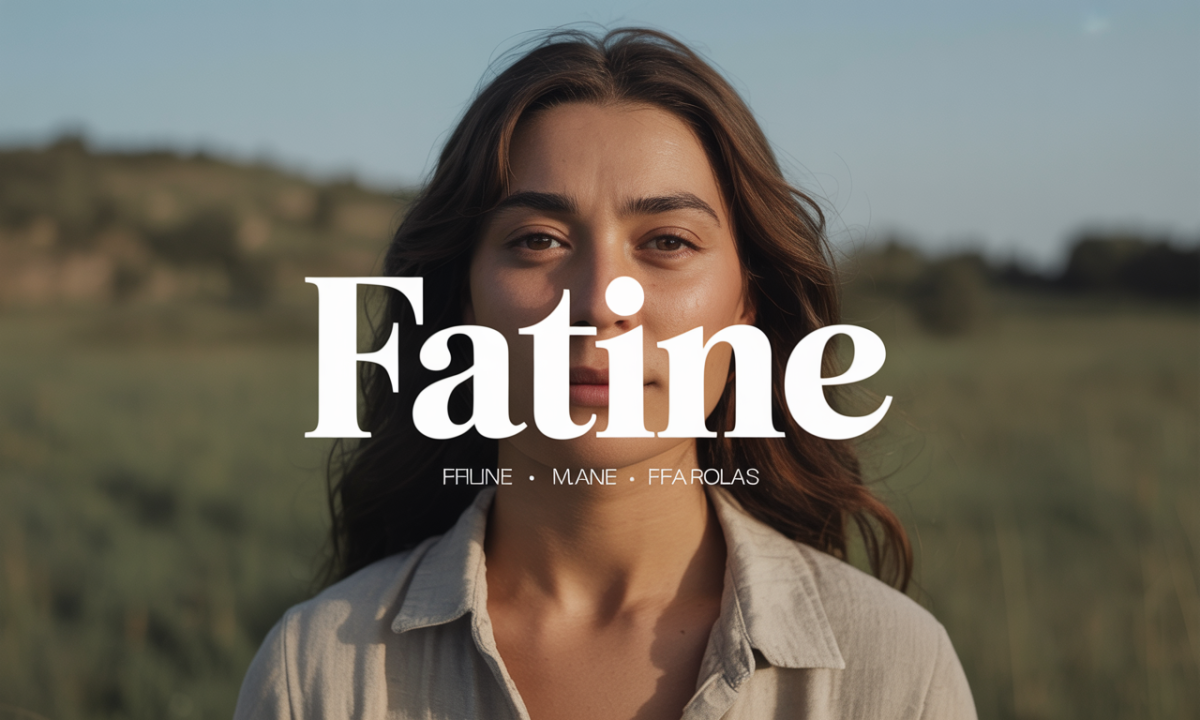 Illustration de Fatine, Prénoms