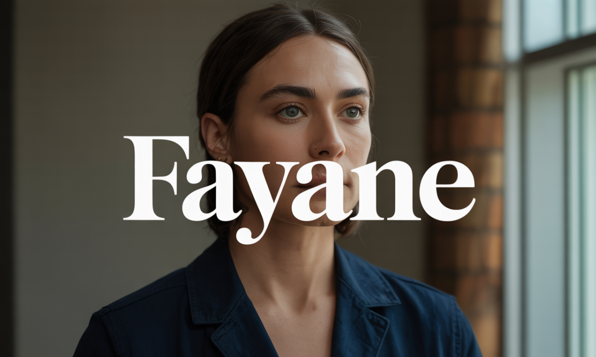 Illustration de Fayane, Prénoms