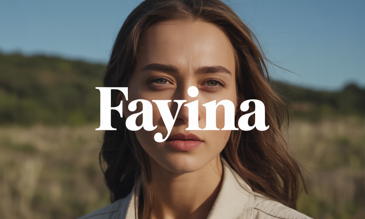 Illustration de Fayina, Prénoms