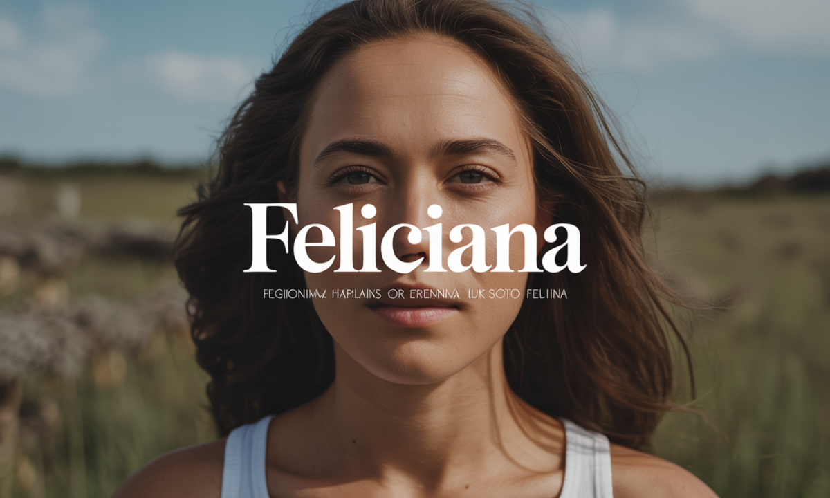 Illustration de Feliciana, Prénoms